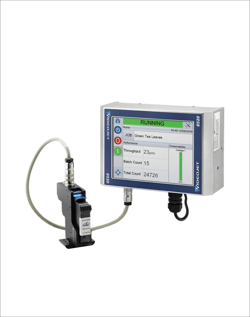 Videojet 8520 and Wolke m610