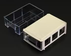 Komponent  qutusu (siyirtməli) 10 ədədli 94x78x45mm