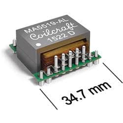 TI LM5045 əsaslı 720 Vt güc çeviricisi üçün MA5519-AL Düz Transformator (Coilcraft)