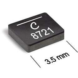 WA8721 Ultra Aşağı İtki Şəraitli Ekranlaşdırılmış Güc İnduktivlikləri (Coilcraft)
