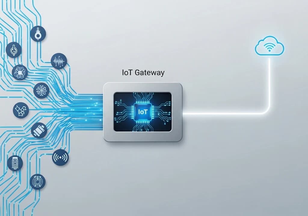 Sənaye IoT (IIoT) Keçid Şlüzləri (Gateway) ilə Bulud İnteqrasiyası background